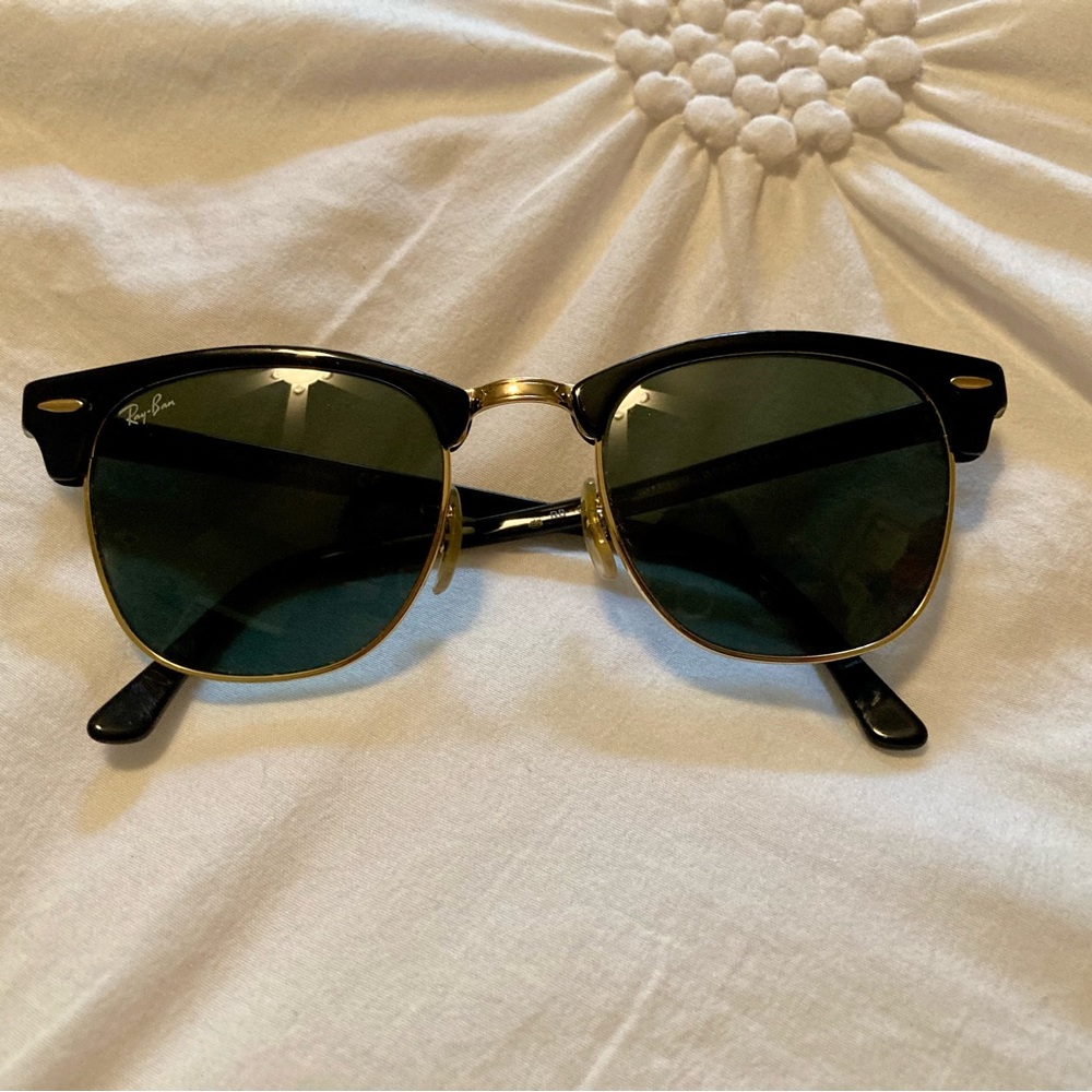 Vintage 😎Ray-Ban Clubmaster Sunglasses